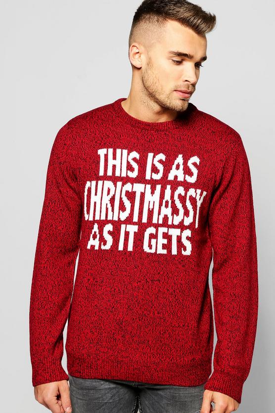 Christmas Slogan Jumper